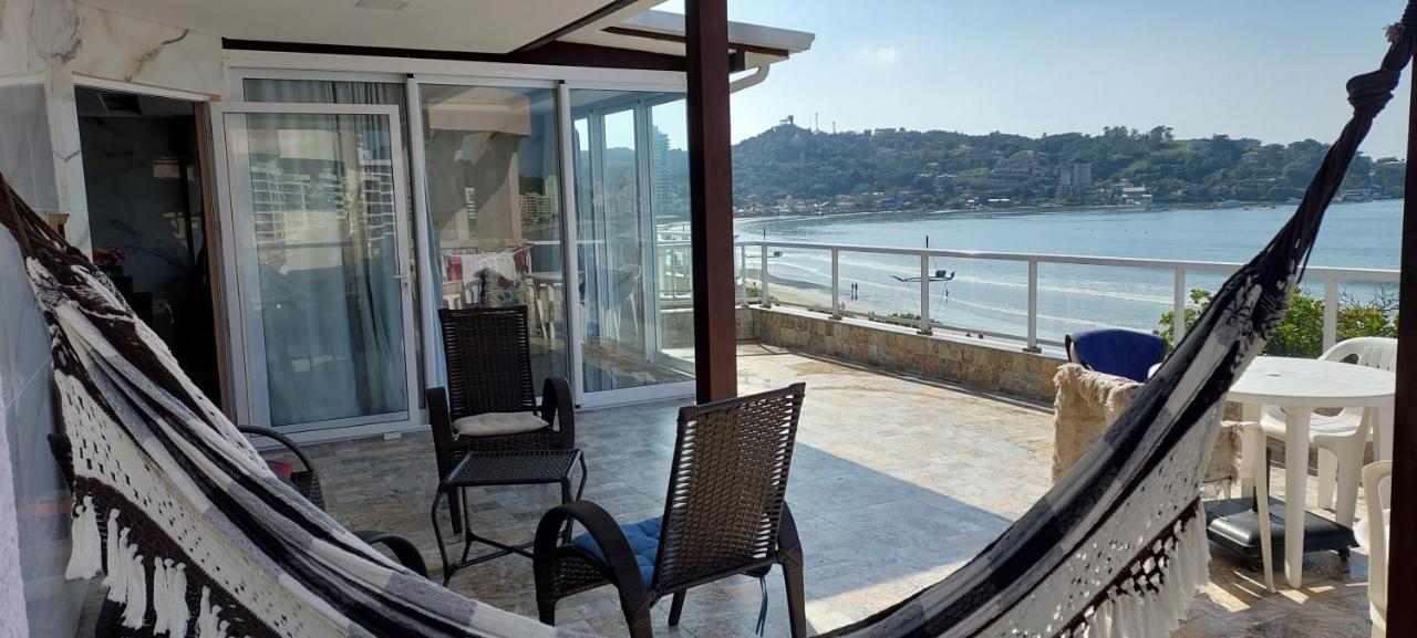 Apartamento De Cobertura Frente Para O Mar Itapema Luaran gambar
